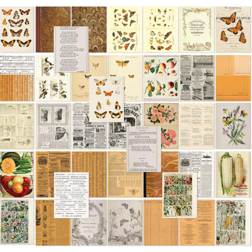 49 & Market Color Swatch Peach Collage Sheets
